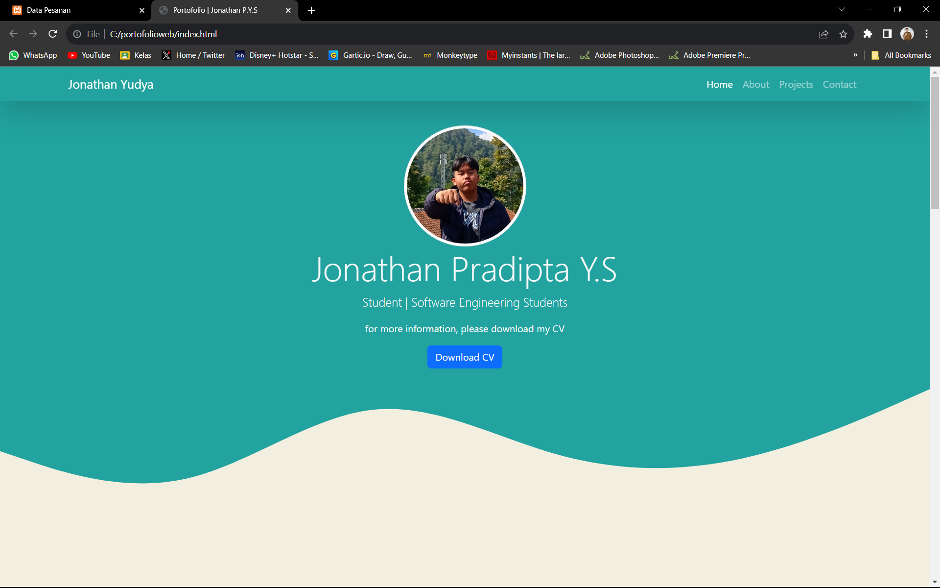 Portfolio website